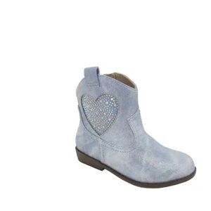 Jellypop toddler girls denim cowboy boots. Size 10